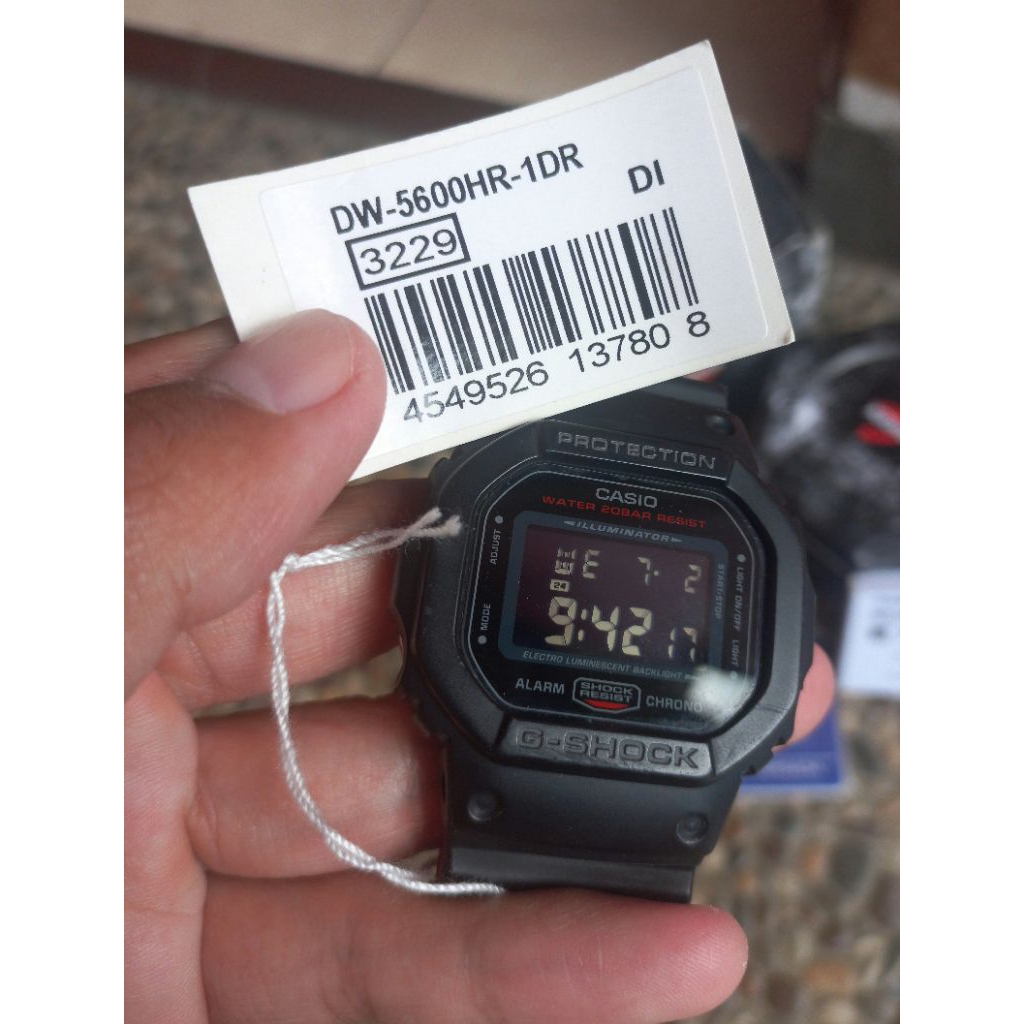 Casio G-Shock DW-5600HR Second/Bekas/Preloved