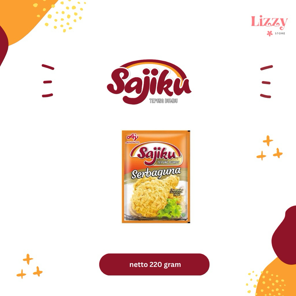 

Sajiku Tepung Bumbu Serbaguna Renyah Ajinomoto Kemasan 220gr