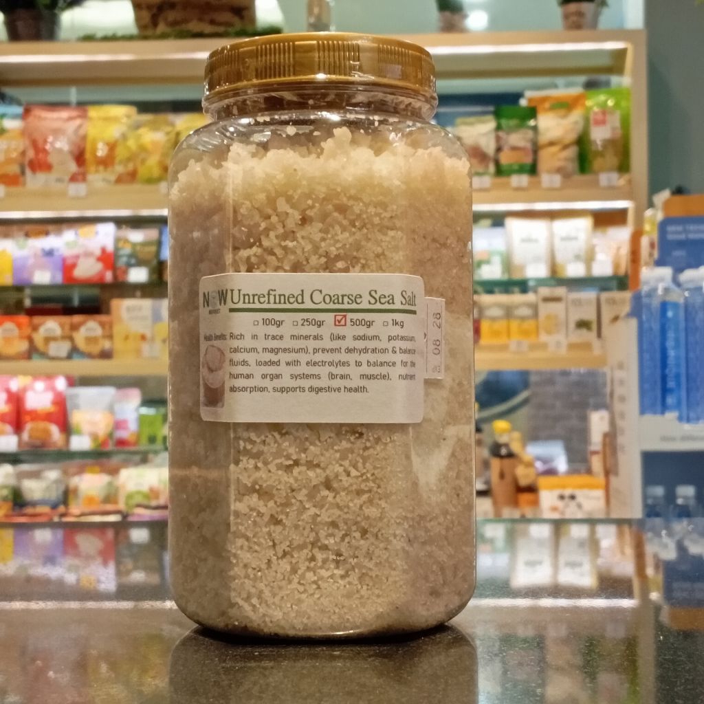 

Unrefined Coarse Salt by NOW Market 500gr