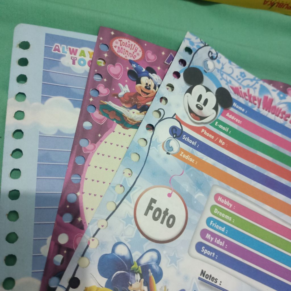 

Binder A5 karakter (Minnie Mouse)BACA DESKRIPSI