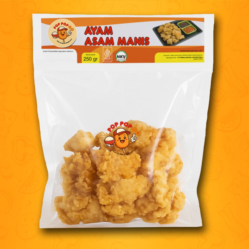 

Ayam Asam Manis Frozen 250 g – Homemade, Halal & Siap Goreng - Poppopgo