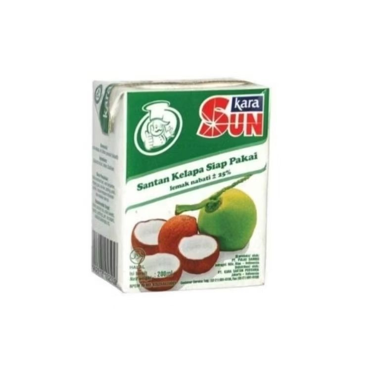 

Sun Kara Santan Kelapa Cair Instan 110ml