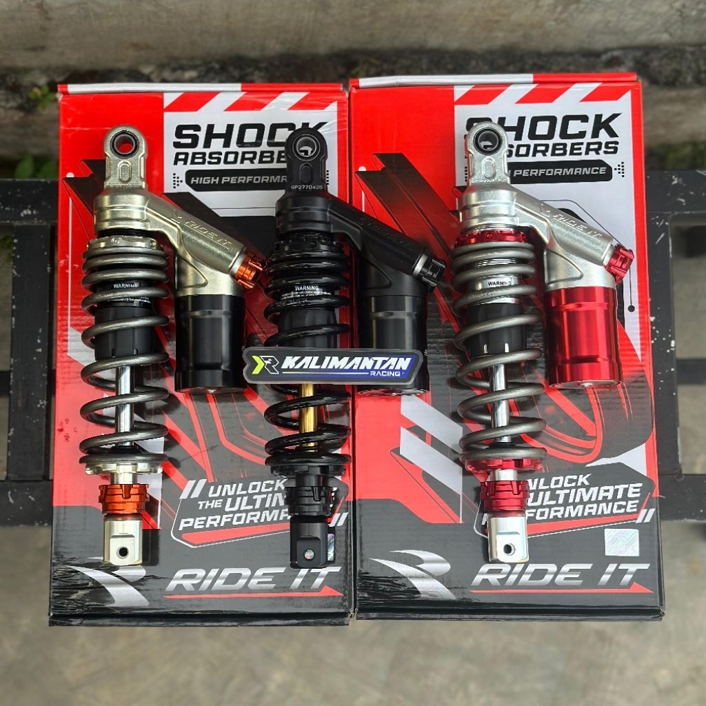 SHOCK RIDE IT GP RDC 277 MATIC 310 & 330 MM DOUBLE CLIK ATAS DAN BAWAH