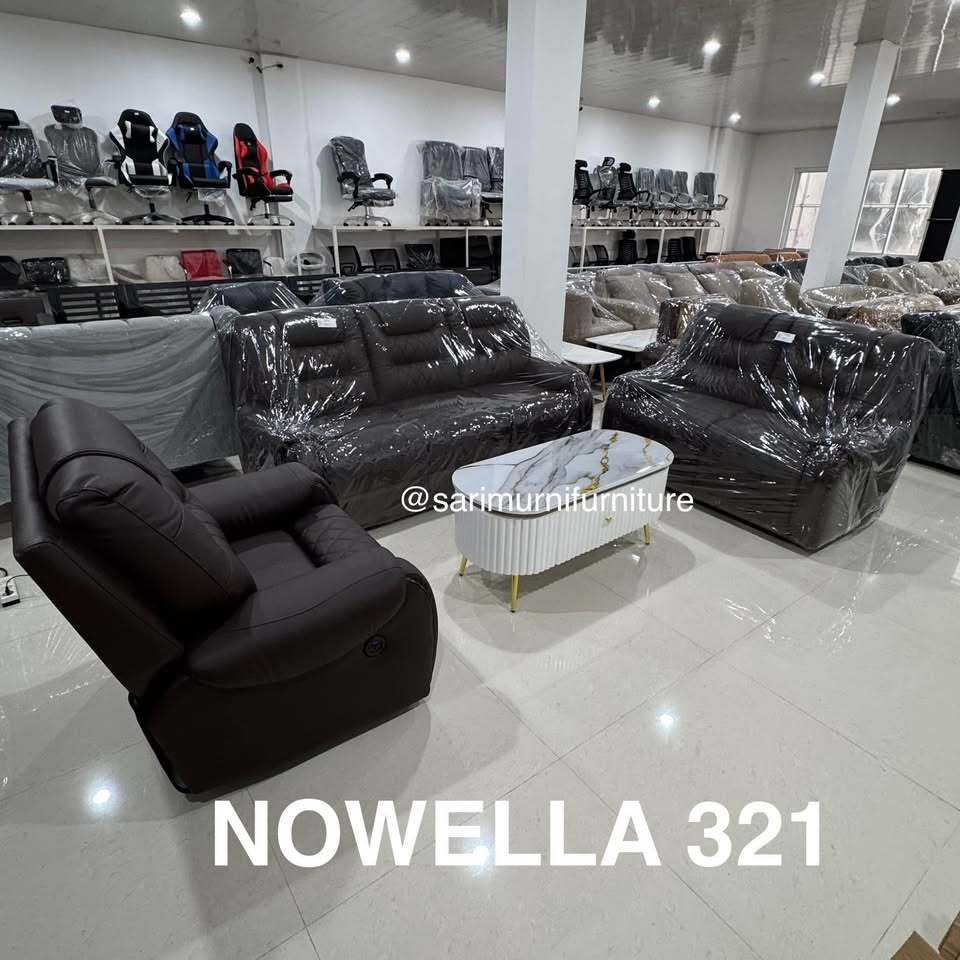 Sofa 321 Nowella/Sofa 1 Seater Recliner Otomatis/Sofa Desain Mewah Modern