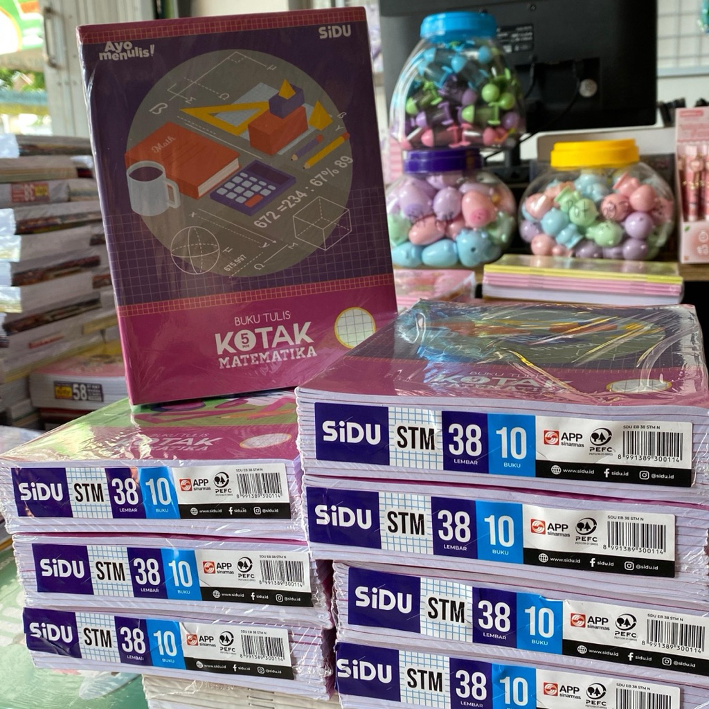 

1 PAK ISI 10 BUKU KOTAK KECIL SIDU 38 LEMBAR