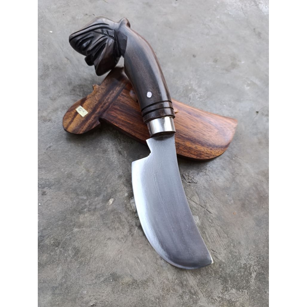 Golteb Ukir Cepot Kayu Sonokeling Baja Per