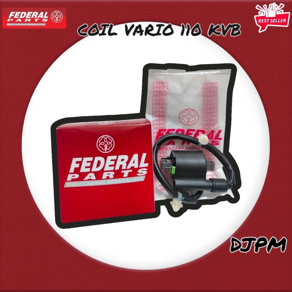Coil Koil Pengapian Federal Mesin Motor Honda Beat Scoopy Spacy Vario 110 Karbu Karburator Lama Old 