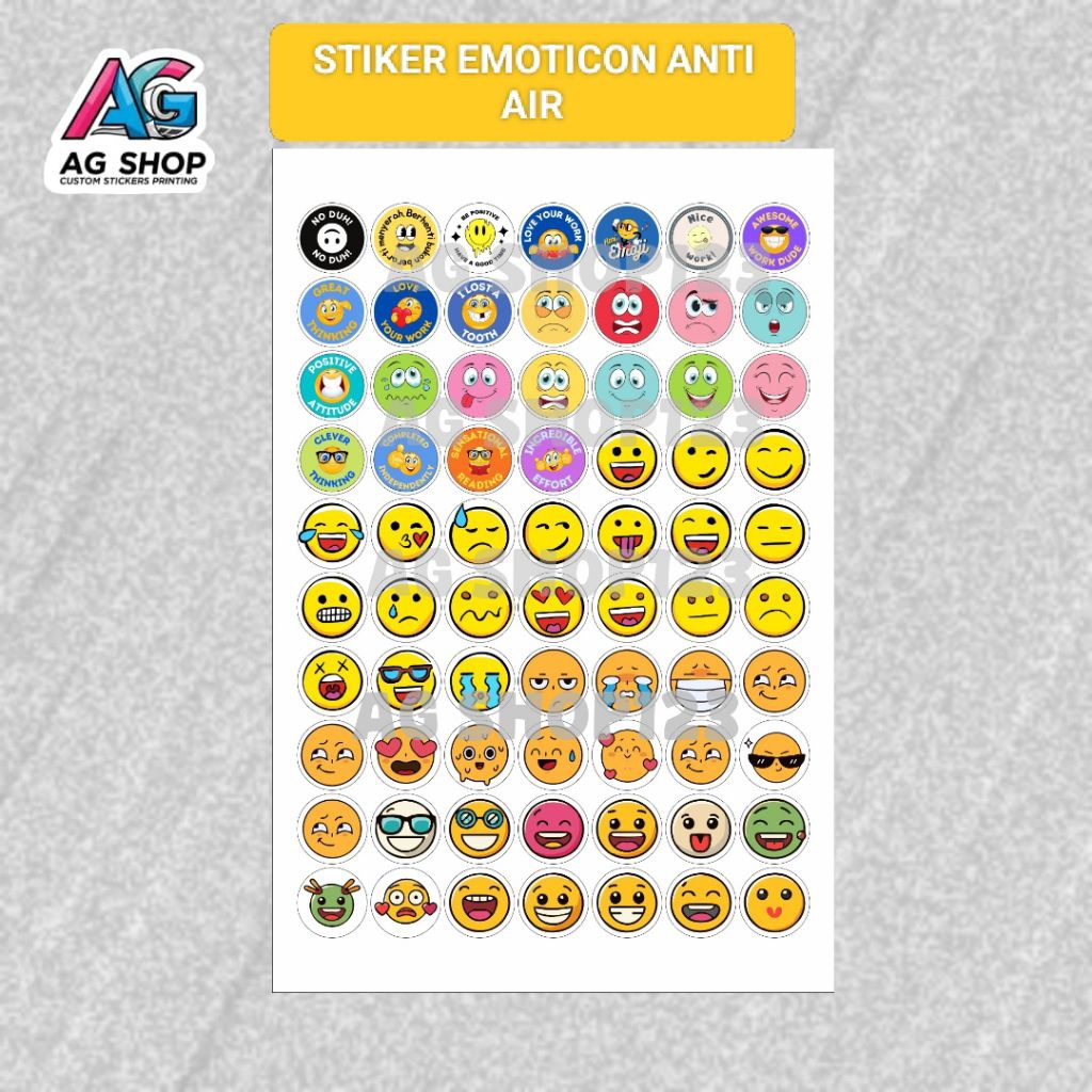 

Stiker Emoticon anti air