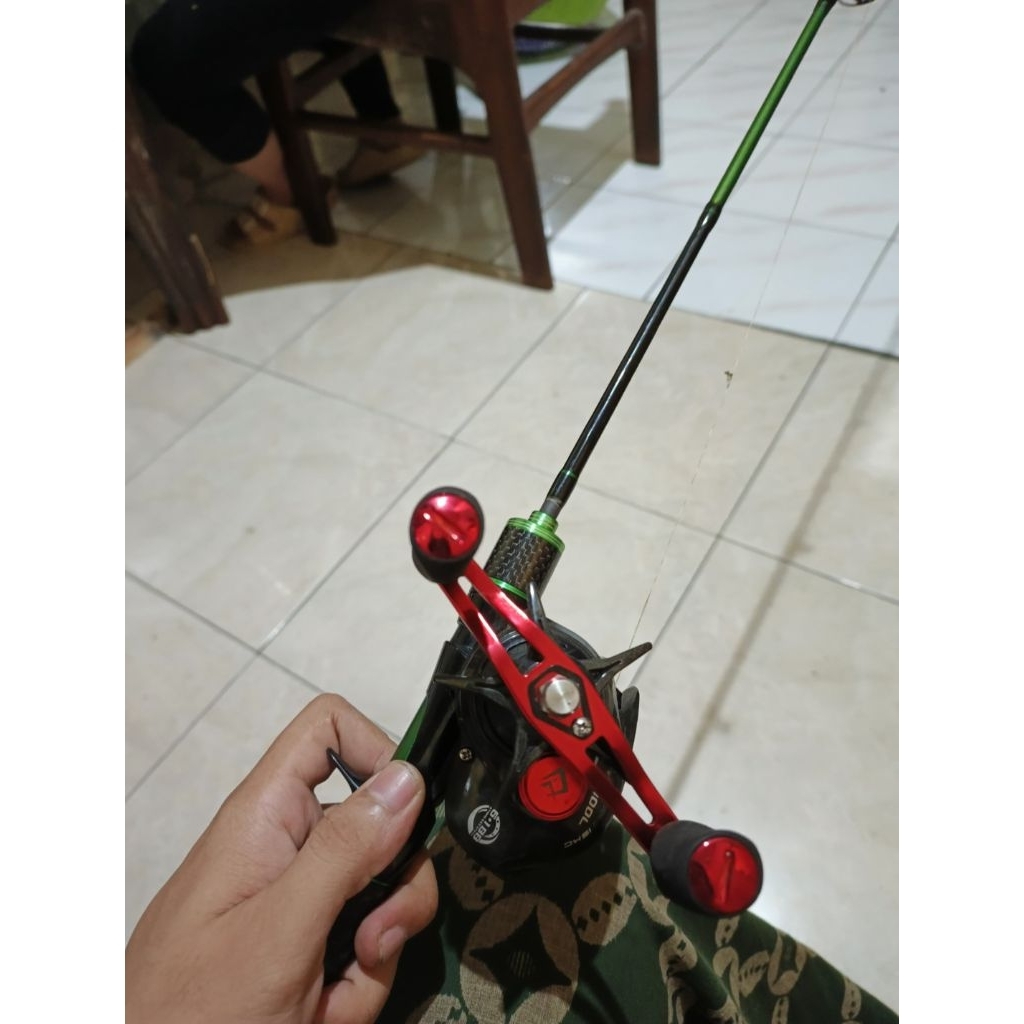 Set Rell pancing dan joran Daido king predator dan daido green hell