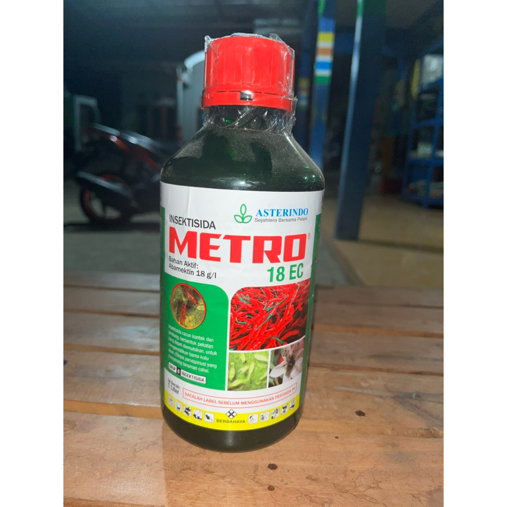 Obat Keriting Daun Tanaman Cabai METRO 1 Liter Kriting Cabe Thrips Ulat Ampuh