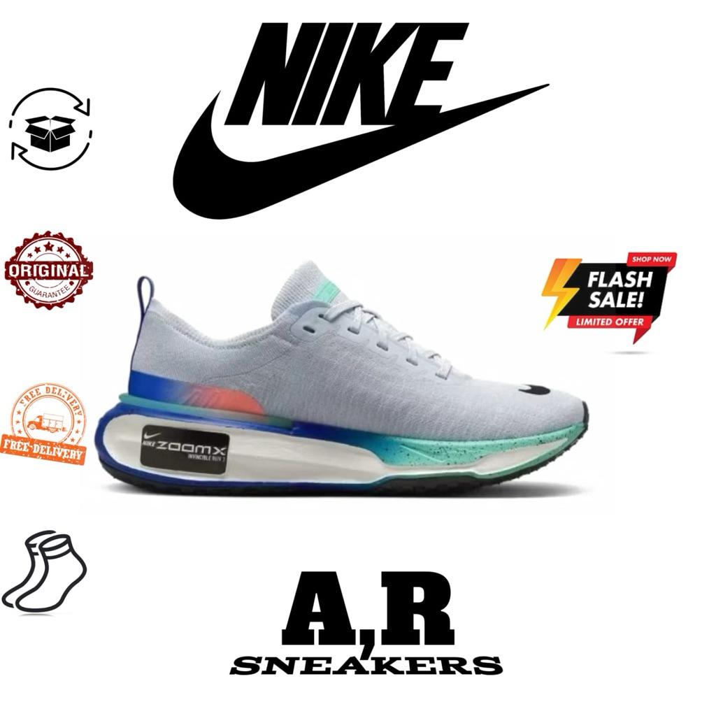 Nike Zoomx Invincible Run 3 Pure Platinum Bright Mango