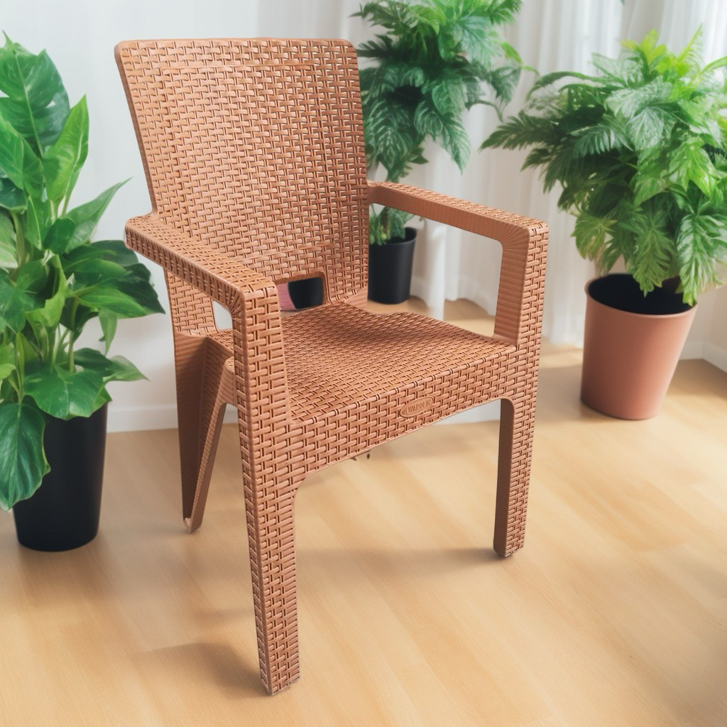 kursi plastik teras Wapolin + meja