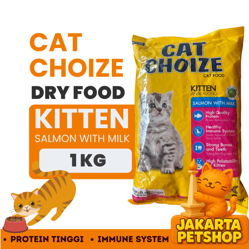 Cat Choize Salmon Kitten - KUNING 1 KG