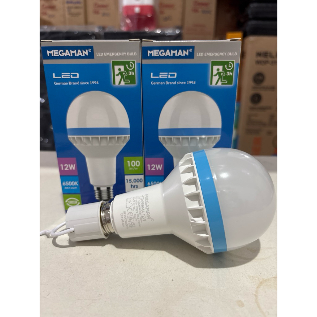 Lampu Led Megaman 12Wat AC / DC / Megaman Led emergency bulb