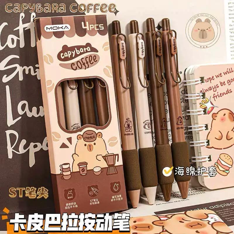 

Pulpen Mekanik/Cetek - Pulpen Mekanik Karakter Lucu - 0.5mm - Capybara Coffee Series