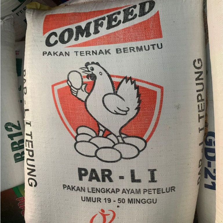 Repack Pakan Ayam Petelur 19-50 Minggu Comfeed Par-L 1 Par-L Tepung Eceran Per Kg