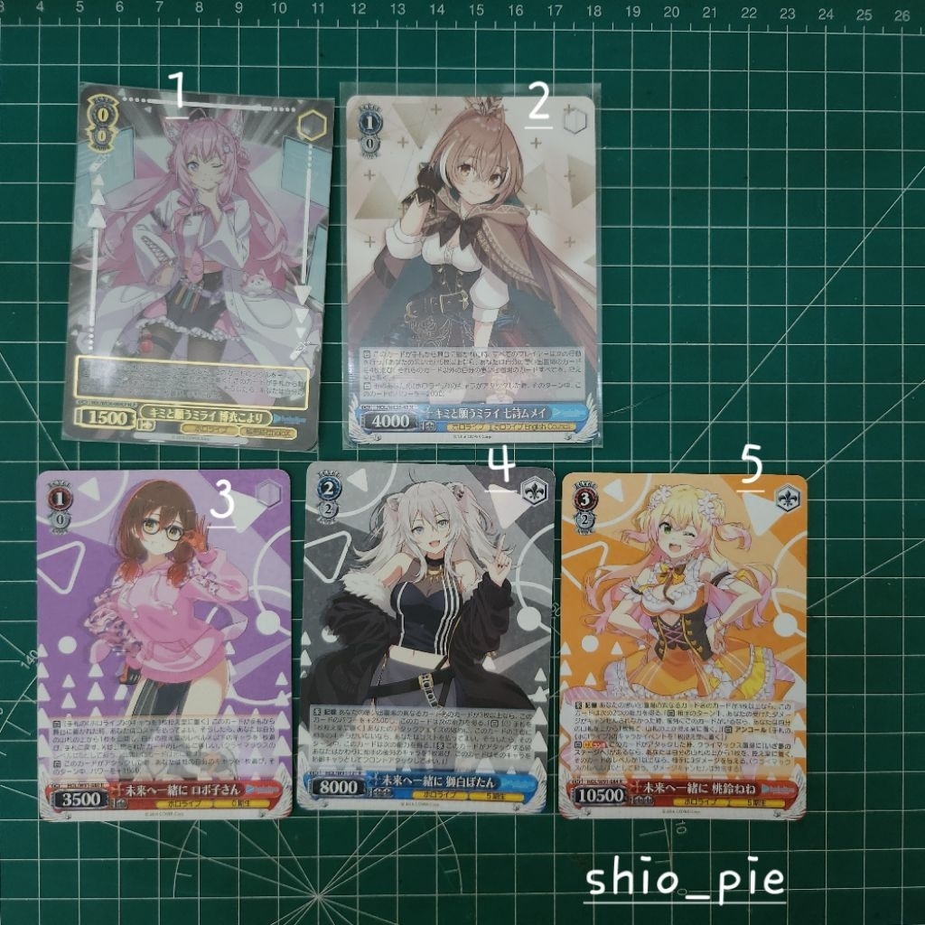 Hololive Weiss Schwarz card kartu