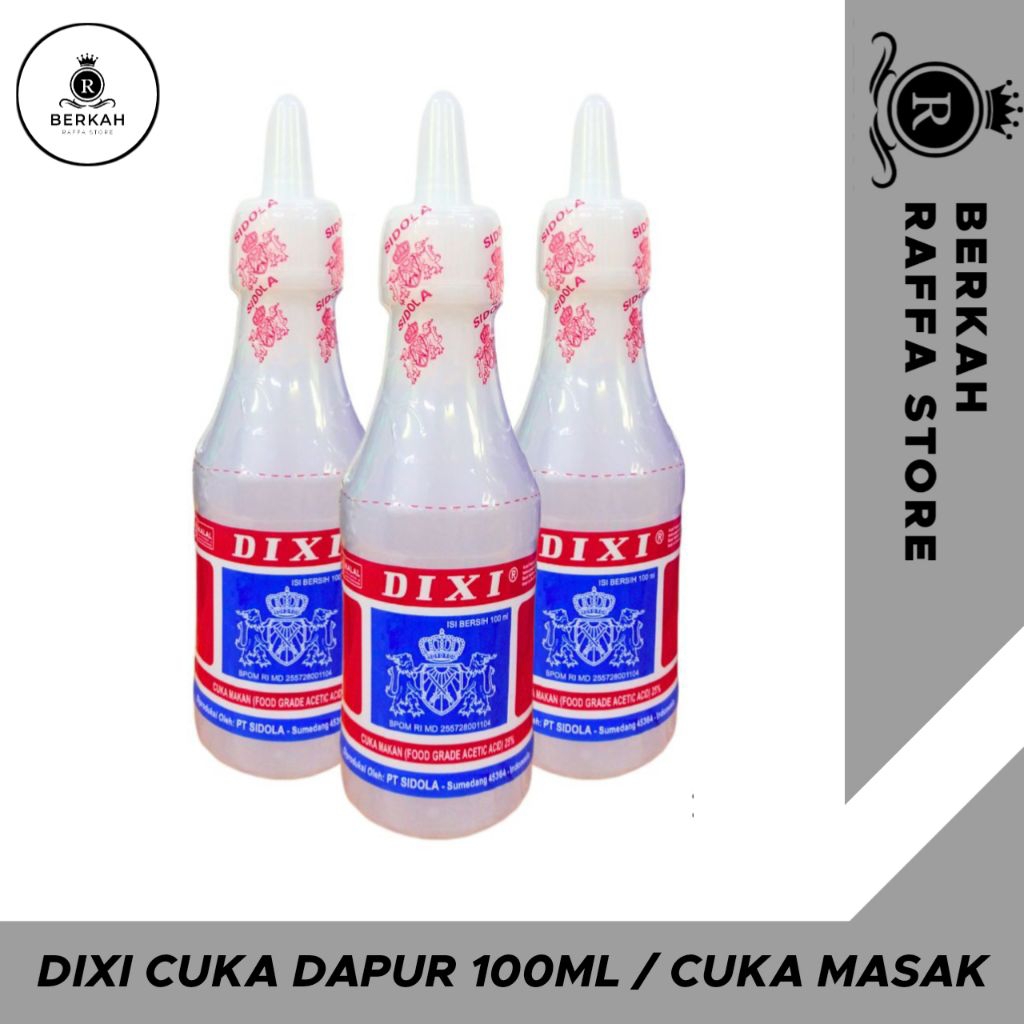 

DIXI CUKA DAPUR 100 ML / CUKA MASAK / CUKA PUTIH / WHITE VINEGAR