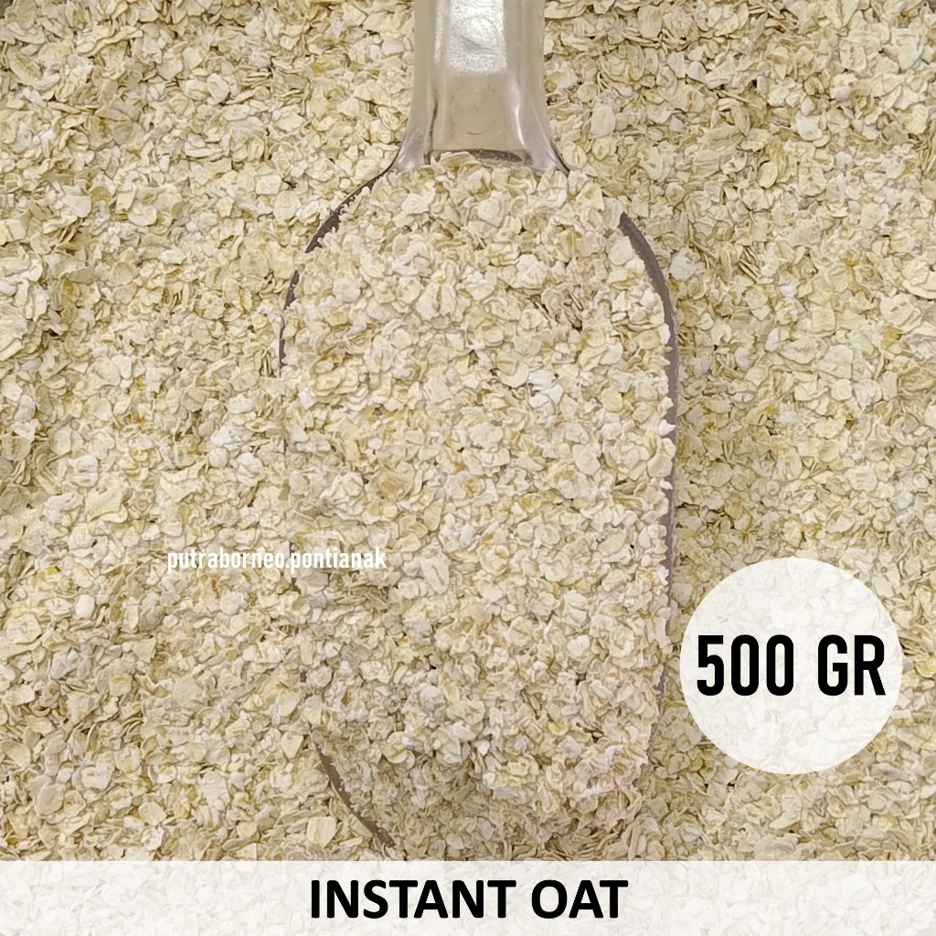 

Instan Oat 500gr / Oatmeal Sereal Gandum / Quaker Oat / Oat Diet Ampuh / Sereal Diet Pengganti Makan