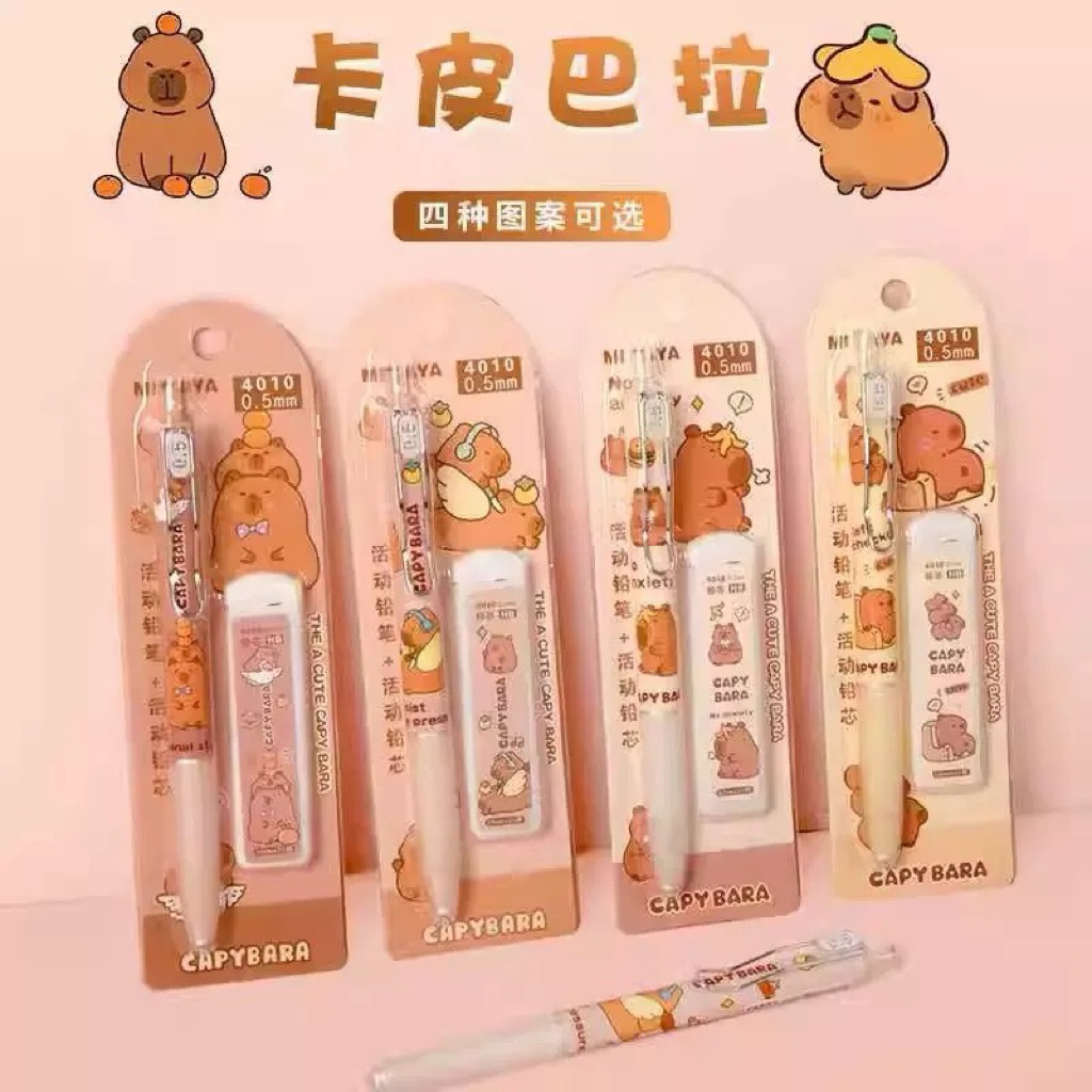 

Pensil Mekanik 0.5mm Capybara Batzmaru Sanrio Kuromi Cinnamorol