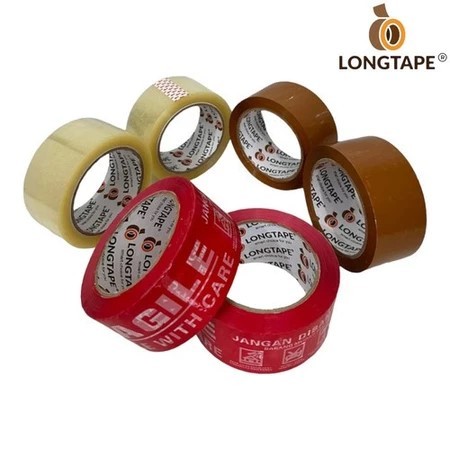 

Lakban Coklat Long Tape Ukuran 45x80 Yard Real (1 Slop)