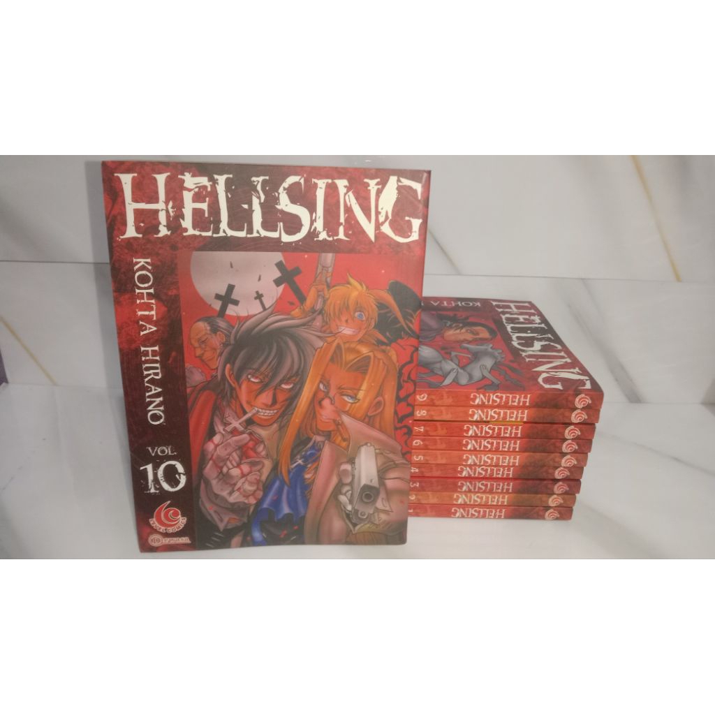 Komik Hellsing 1-10 set Tamat Original Kolpri