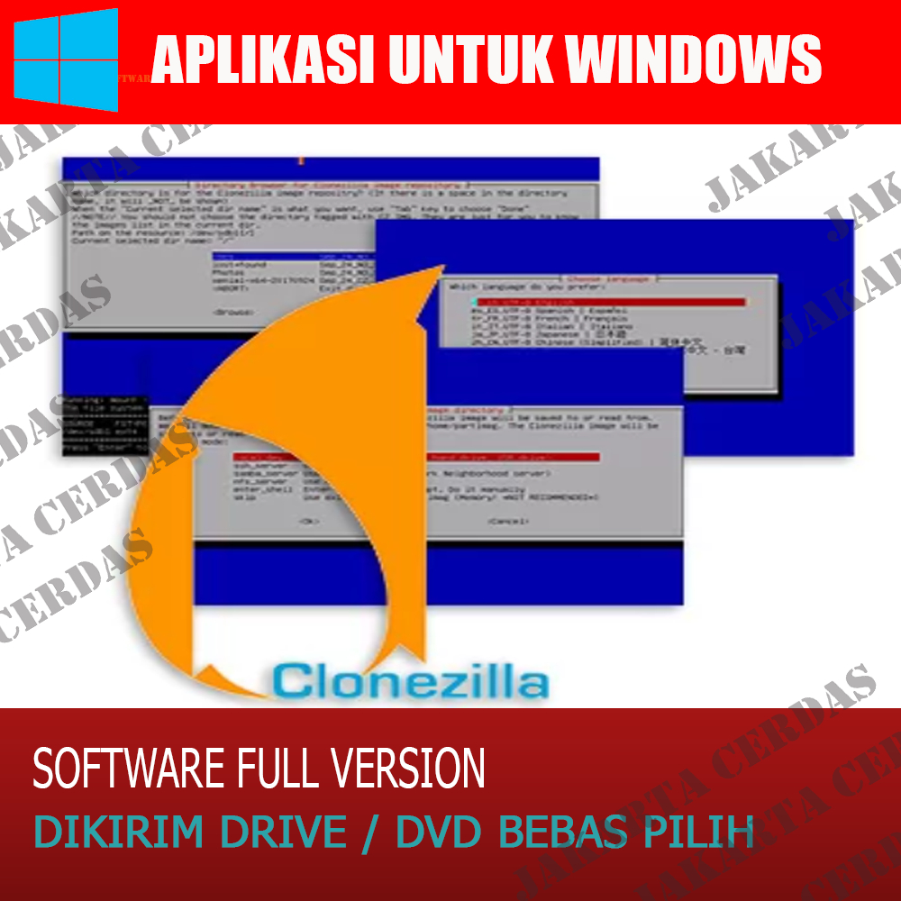 CloneZilla Live v3 - Software Backup & Clone Sistem