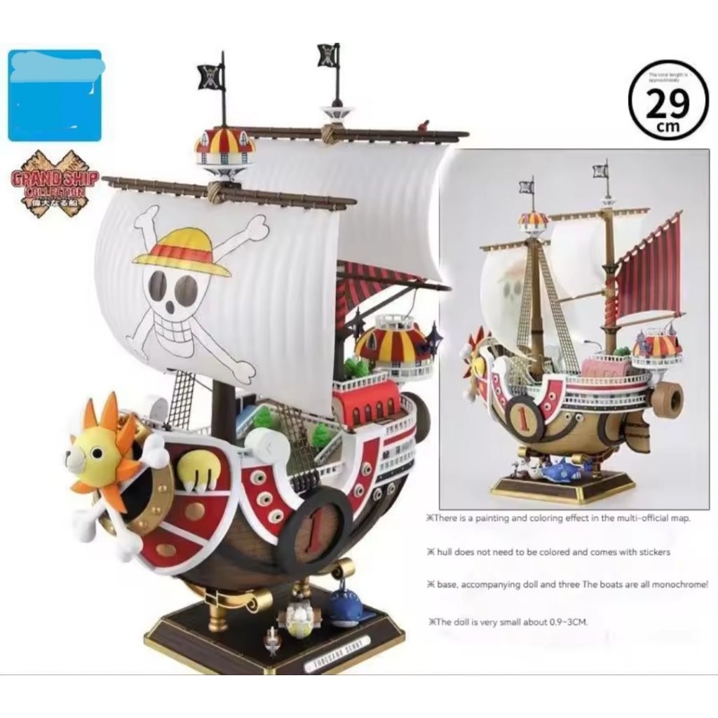 Kapal Bajak Laut One Piece pajangan