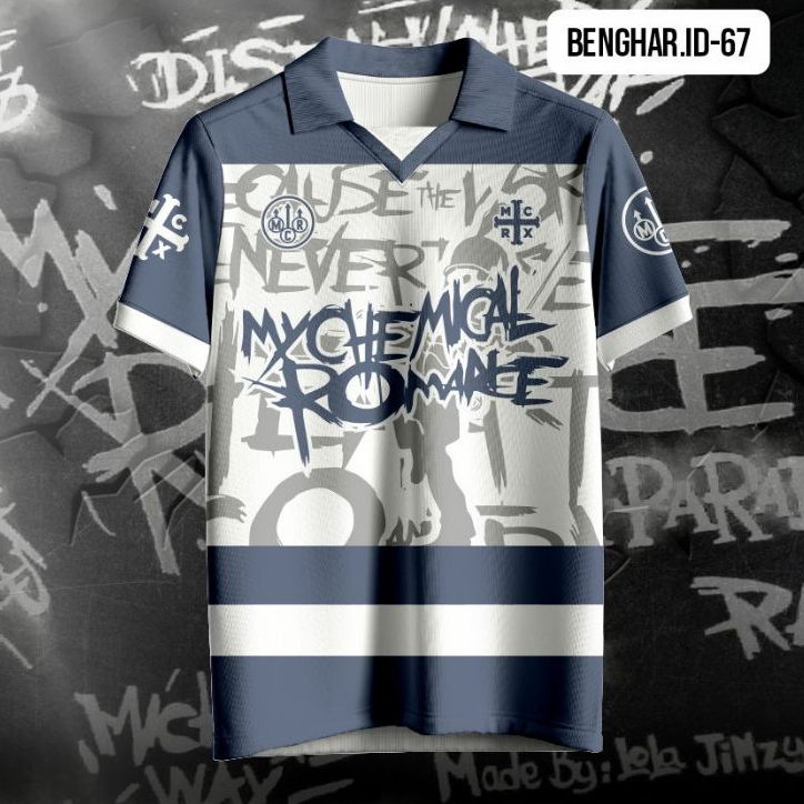Jersey My Chemical Romance MCR Motif Grafiti - BENGHAR.ID-67