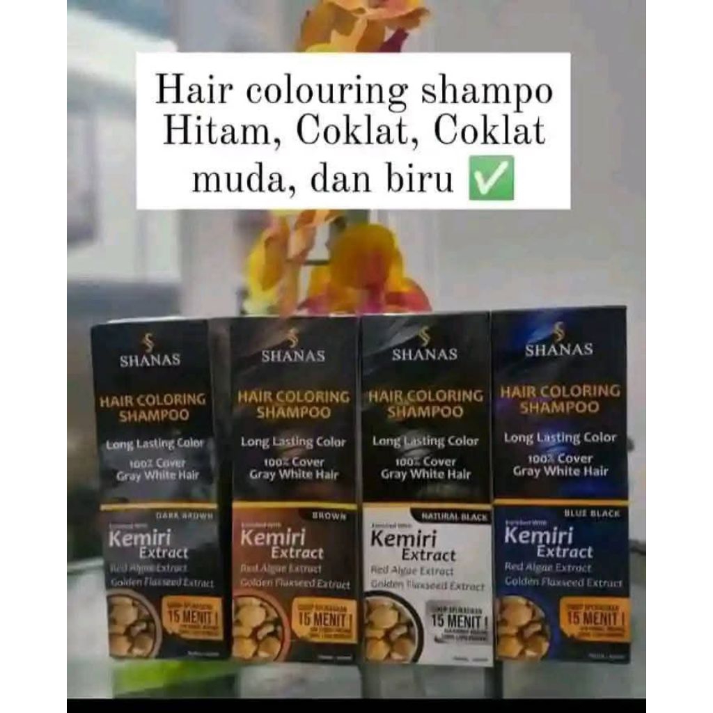 hair coloring shampoo