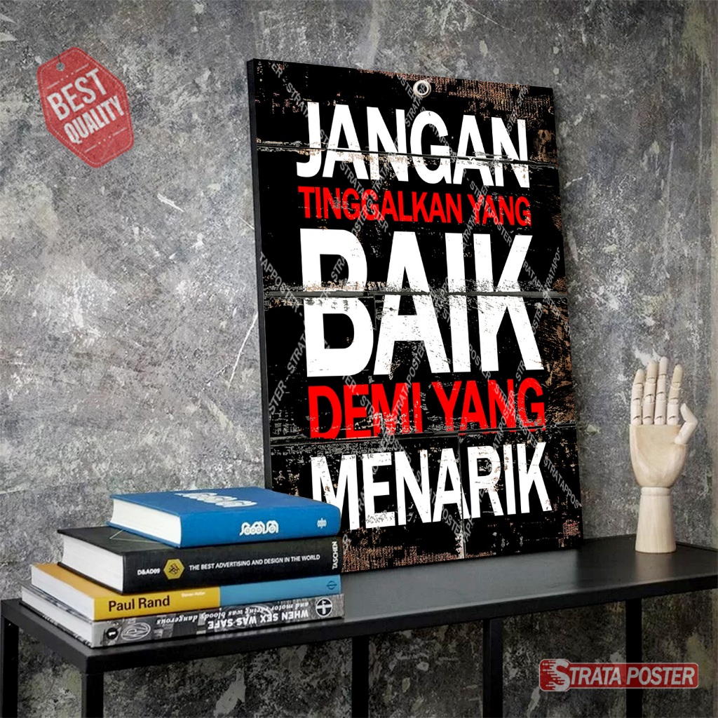 Hiasan kamar cowok keren Poster dinding motivasi