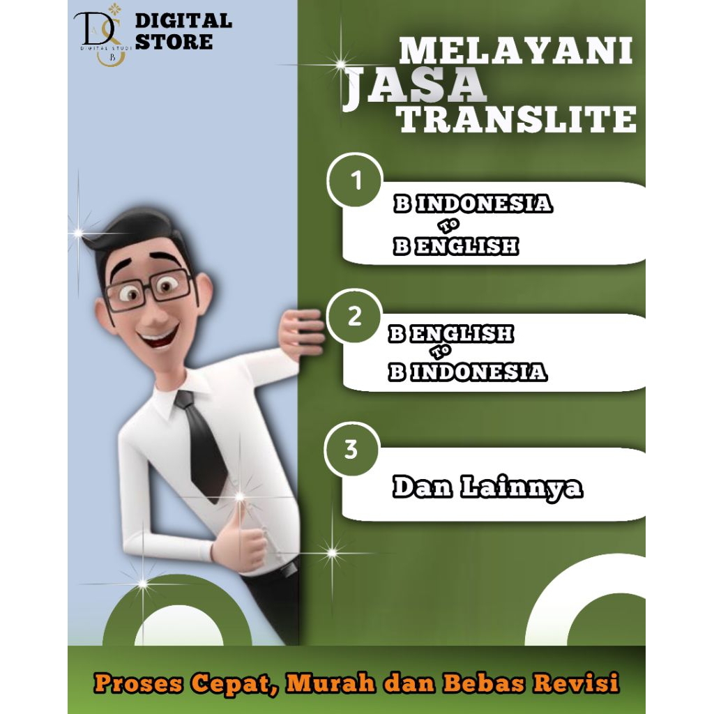 

MELAYANI_JASA_TRANSLITE,B. Indonesia To English. B. English To Indonesia dan Lainnya