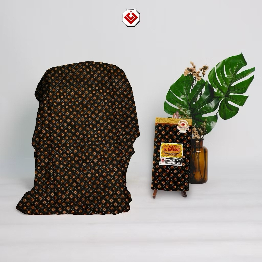 Kain Batik Unggul Jaya Kain Jarik Motif Truntum Bunga Soloan 165 Cap Cent Santoso