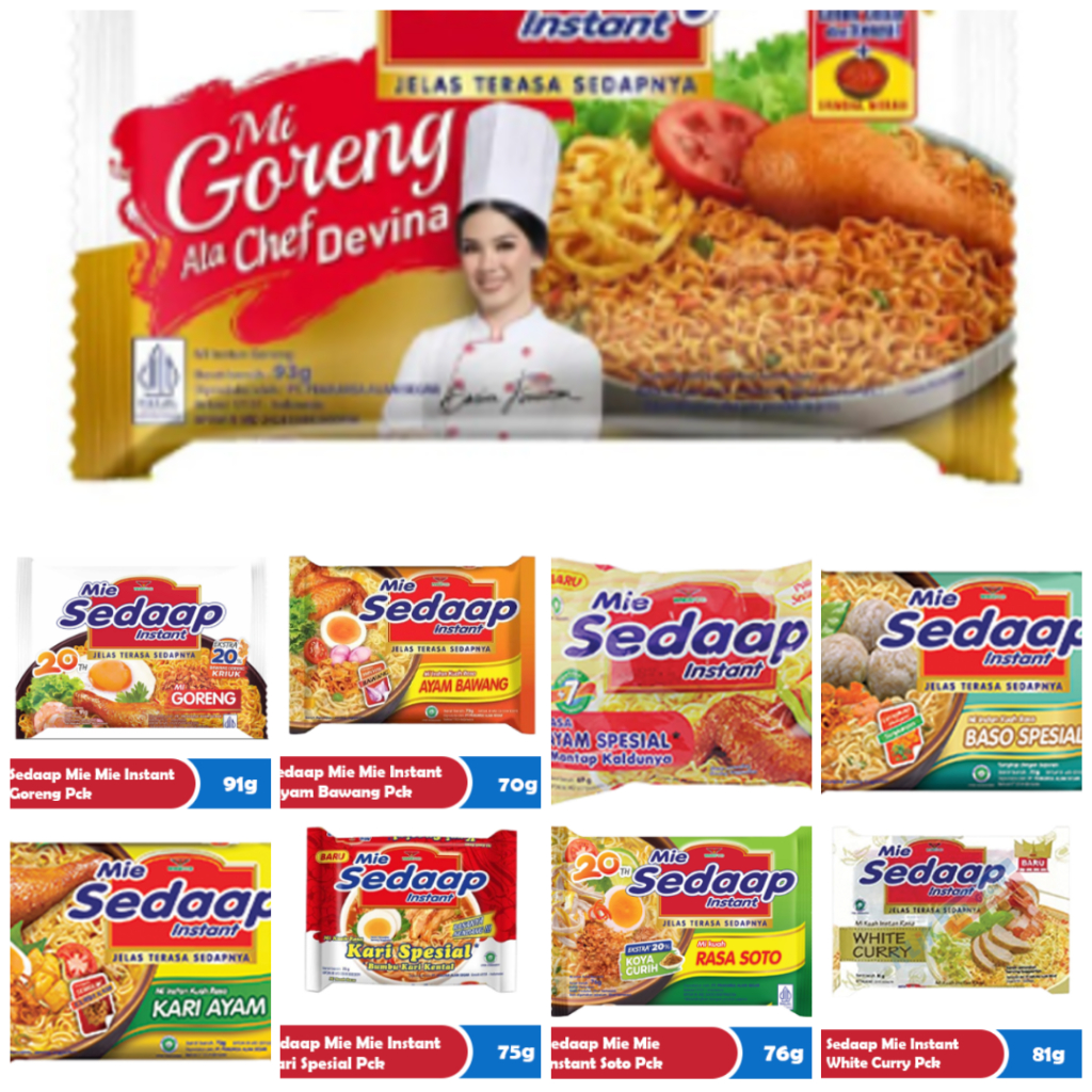 

MIE SEDAAP VARIANT