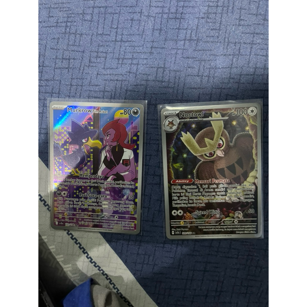 POKEMON TCG INDONESIA NOCTOWL MURKROW AR