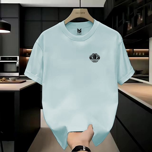 Kaos Pendek ADS Bunga Motif Hitam Atasan Pria Wanita S M L XL XXL Premium Unisex