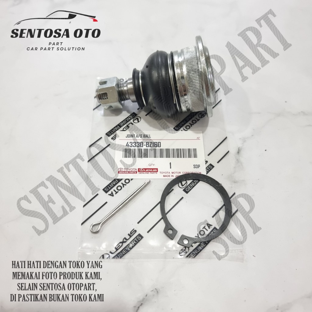 Ball Joint Lower Arm Depan All New Avanza Xenia Veloz 2012 2013 2014 2015 P/N 43330-BZ160