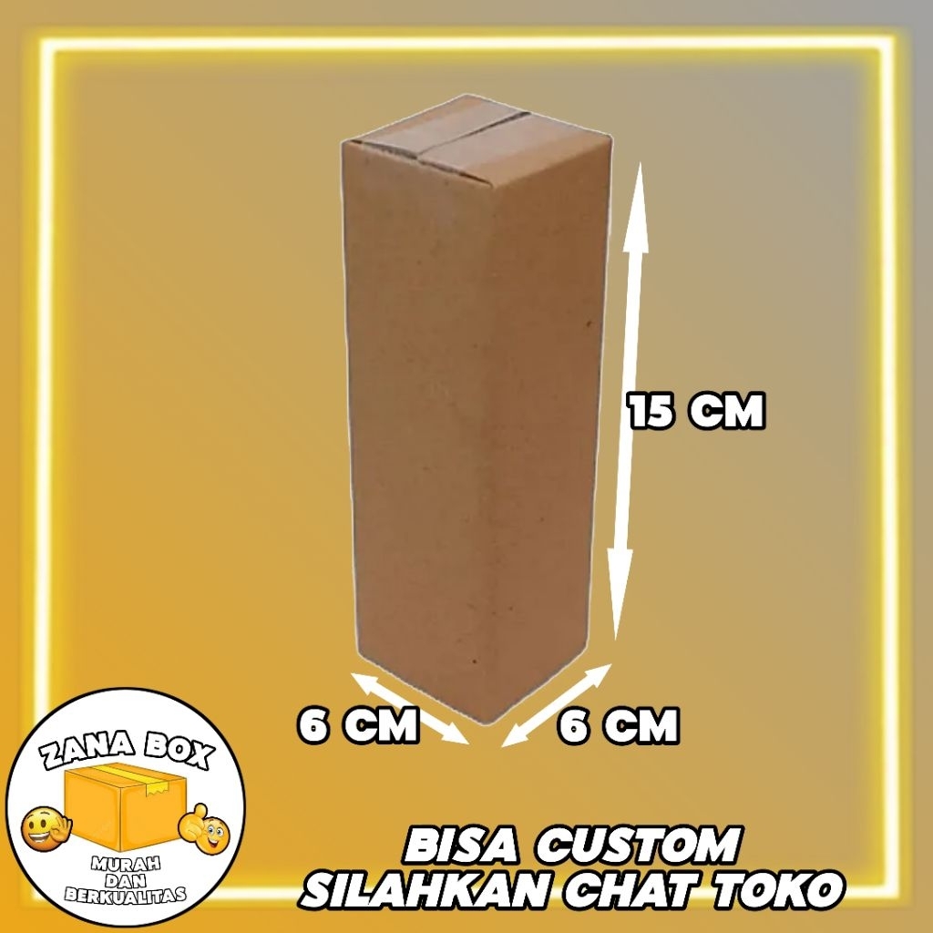 

kardus packing ukuran 6x6x15