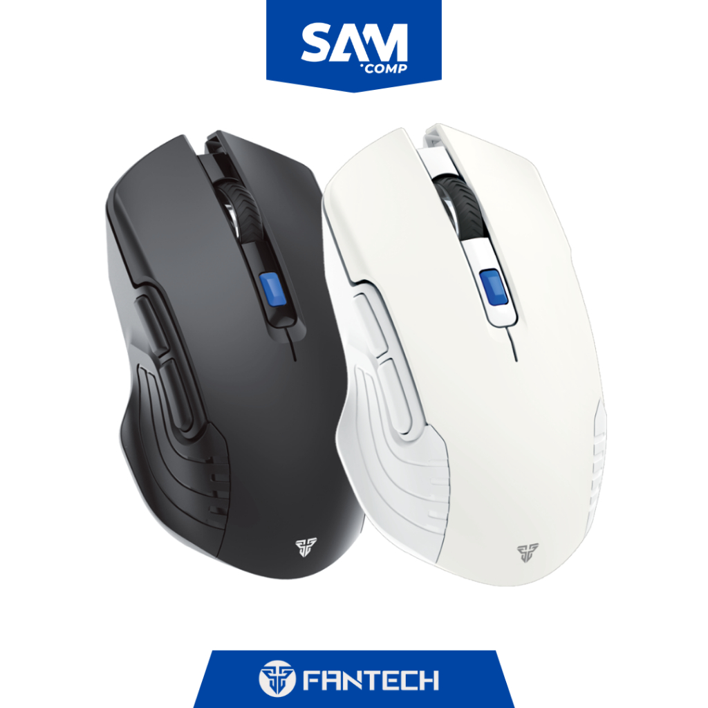 Fantech WG12RS Raigor III Wireless Gaming Mouse Silent Click Rechargeable - Hitam