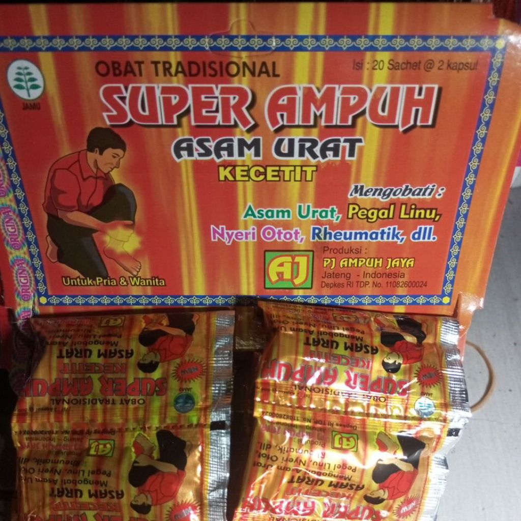 SUPER AMP MENGOBATI ASAM URAT REUMATIK