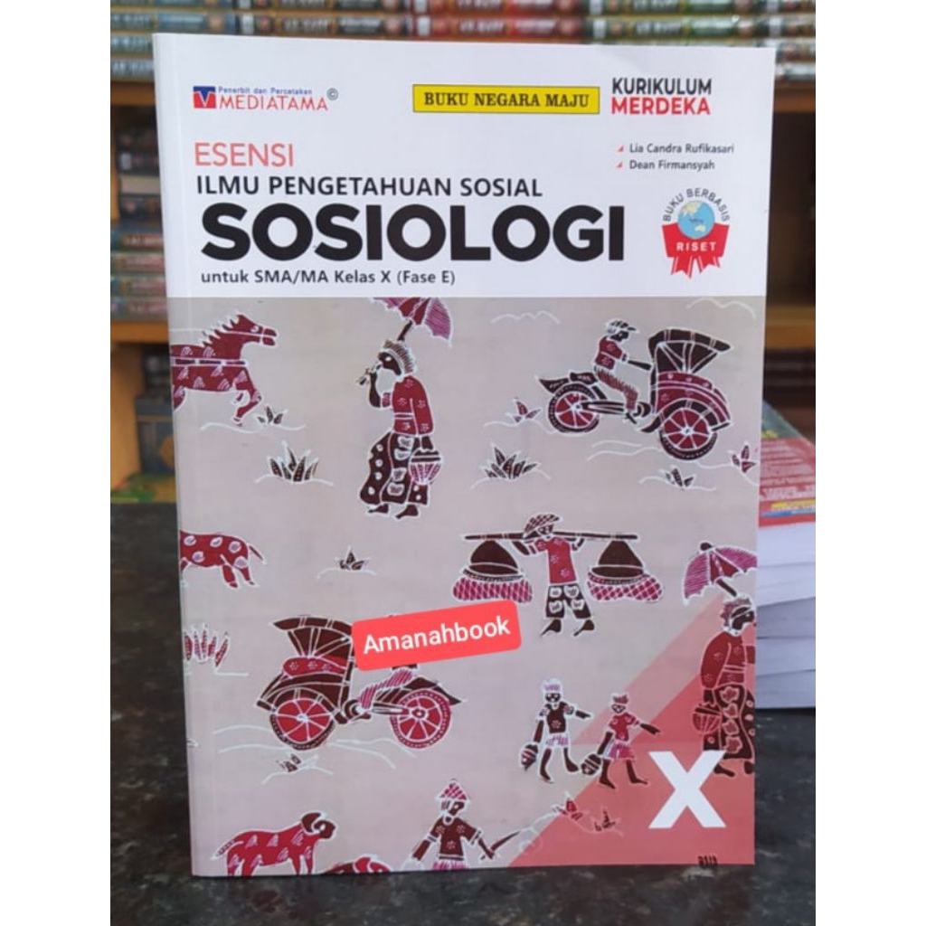 Esensi Sosiologi SMA Kelas 10 Kurikulum Merdeka Mediatama