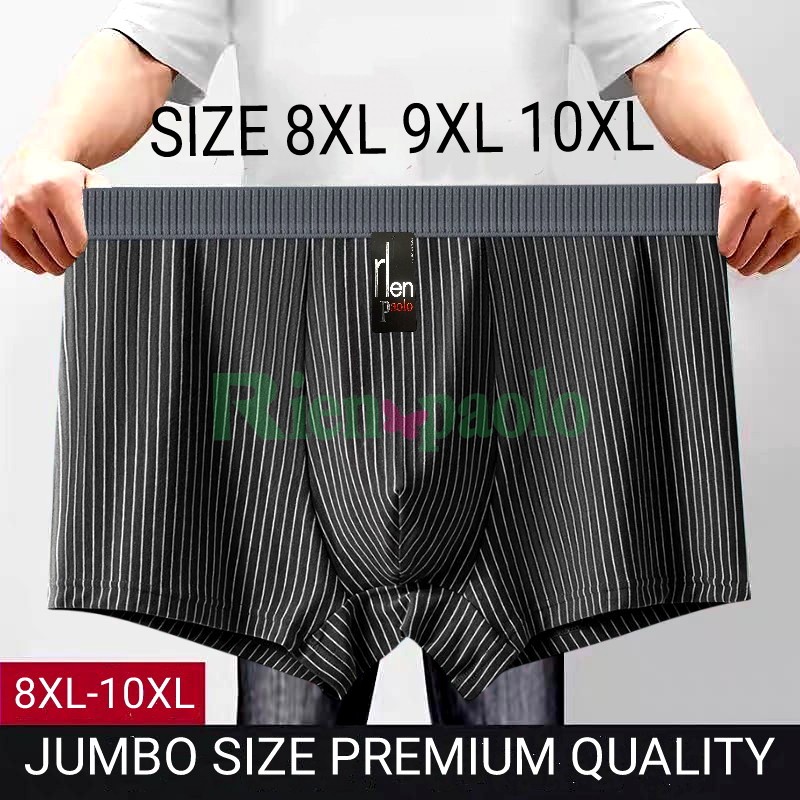 Celana Dalam Pria Jumbo Boxer Katun Premium CD Cowok Big Size Dewasa 5XL / 7XL / 8XL / 9XL  Rien Pao