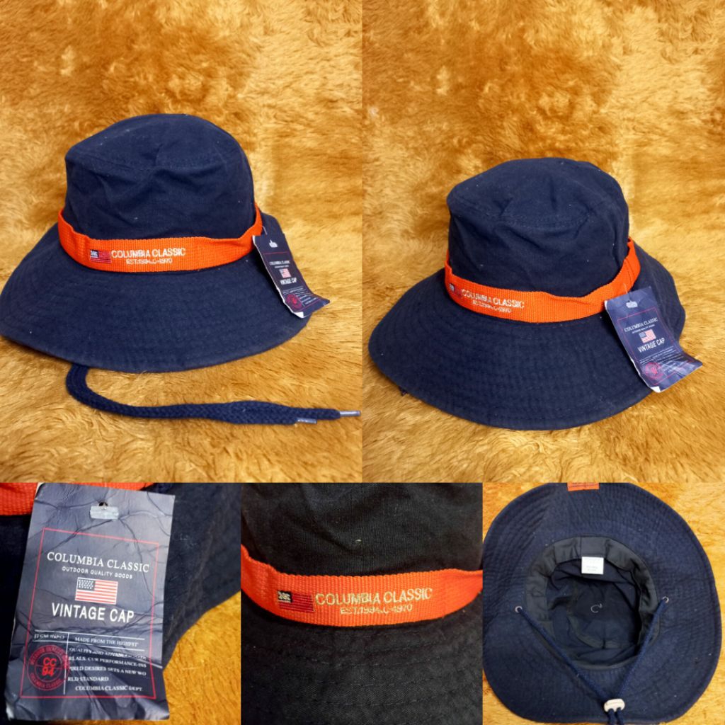 Bucket Hat Outdoor Brand Columbia Classic