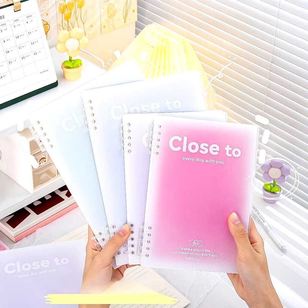 

Binder Notebook B5 A5 Buku Tulis Sekolah Lucu Buku Notebook Aesthetic Korea Besar Binder Kuliah Sampul Buku Aesthetic Stationery