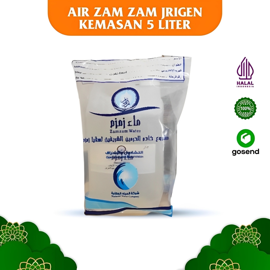 

Air Zamzam Jirigen 5lt Kemasan Jerigen Biru Oleh Oleh Haji Dan Umroh / Air Zam Zam Asli 100% 5 Liter