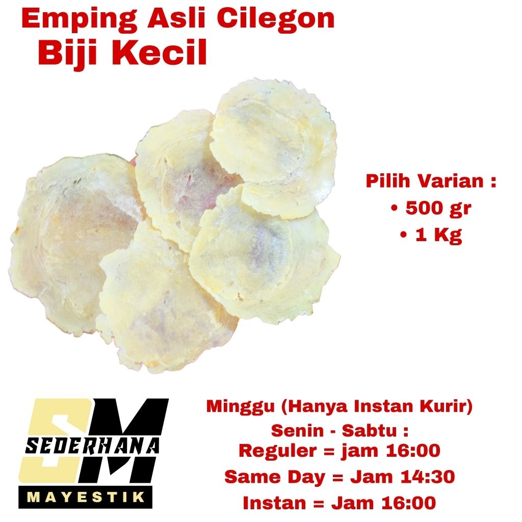 

Kerupuk Emping Mentah Melinjo Biji Kecil Asli Cilegon