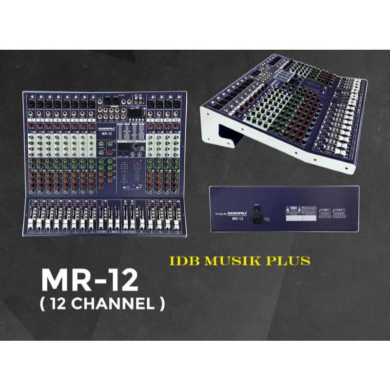 Mixer 12 Ch Hardwell MR12 MR 12 Original