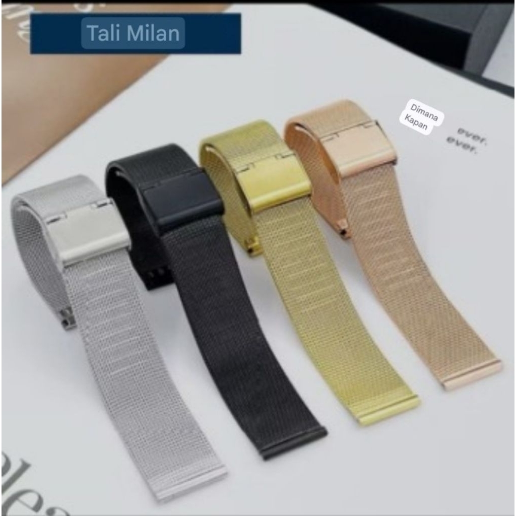 Tali rantai pasir strap jam tangan rantai pasir ukuran 22mm