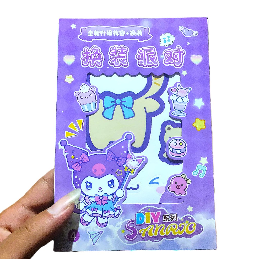 

DIY costume game play sanrio / stiker ganti kostum / stiker BP / mainan kreativitas anak