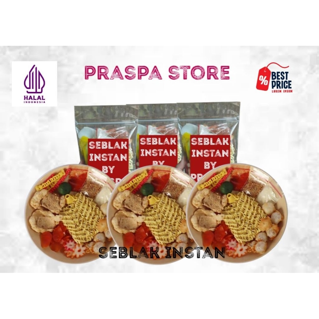 

seblak instan asli bandung murah enak pedas by praspa store